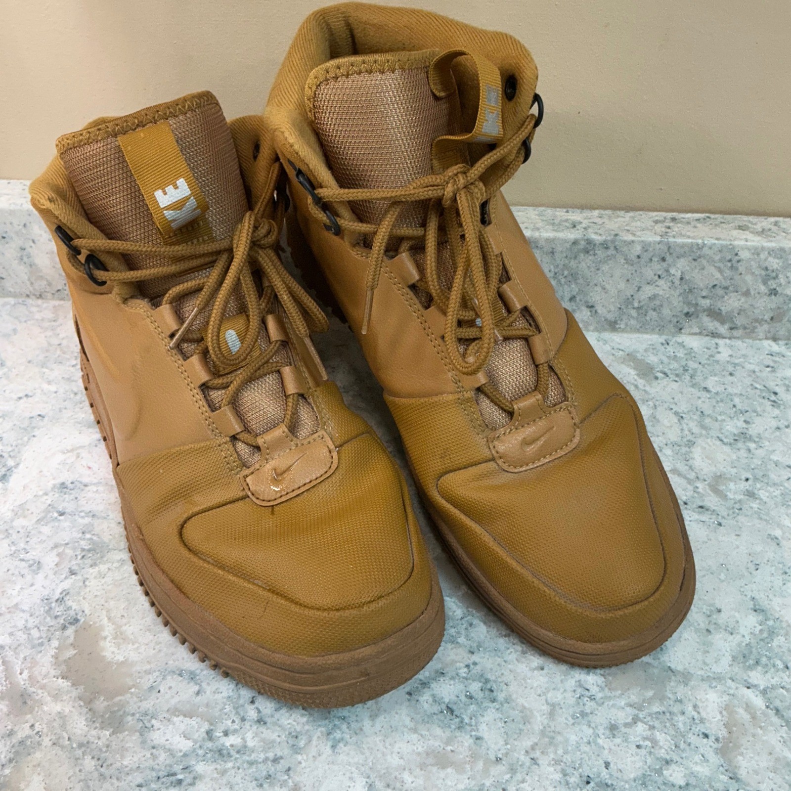 Nike Path Winter Wheat BQ4223-700 Men’s Size 10.5 Boots Sneakers Tan Brown