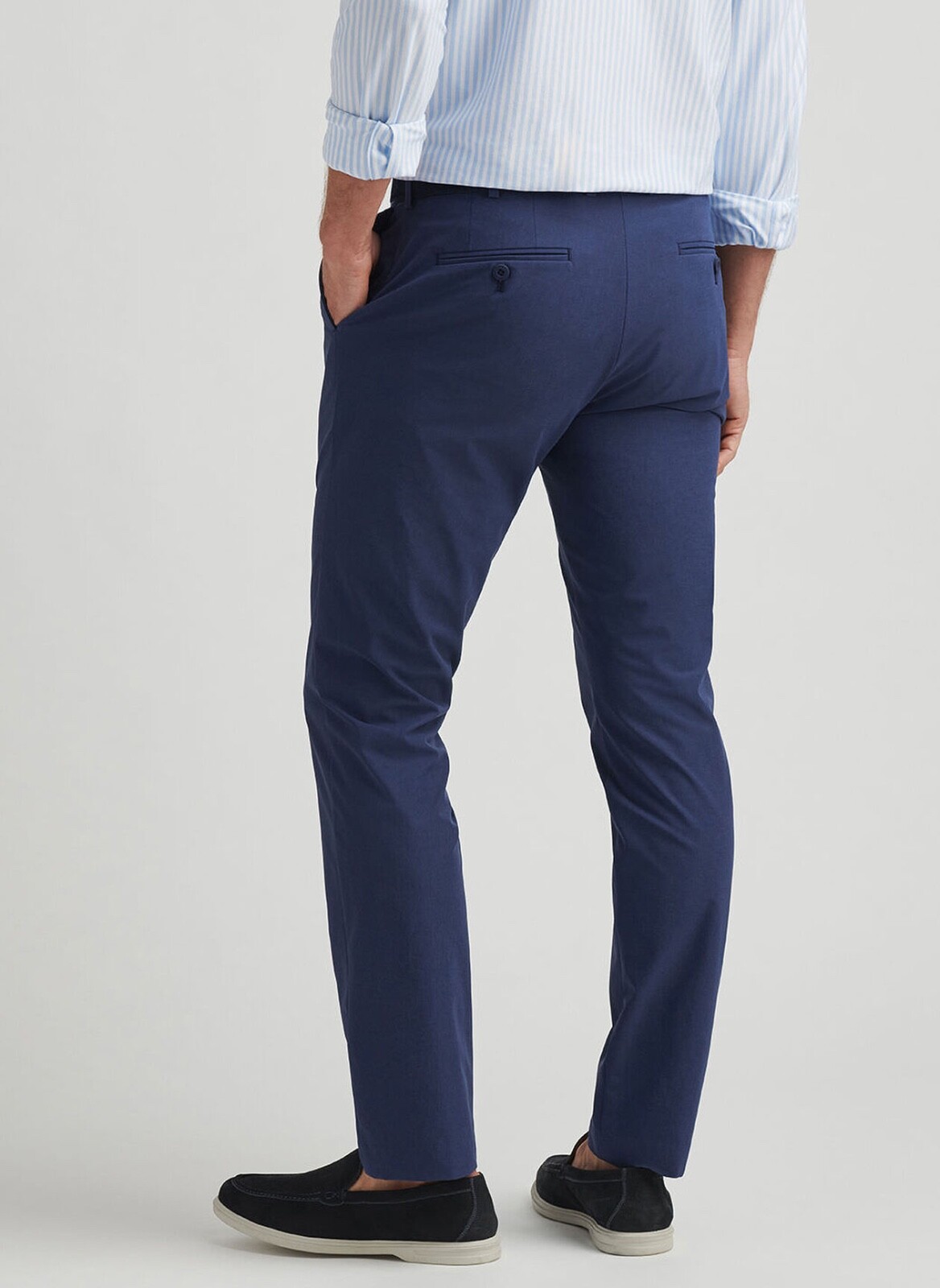 New Men’s Peter Millar Surge Performance Trouser Pants Navy Grey ME0XB00FB NWT