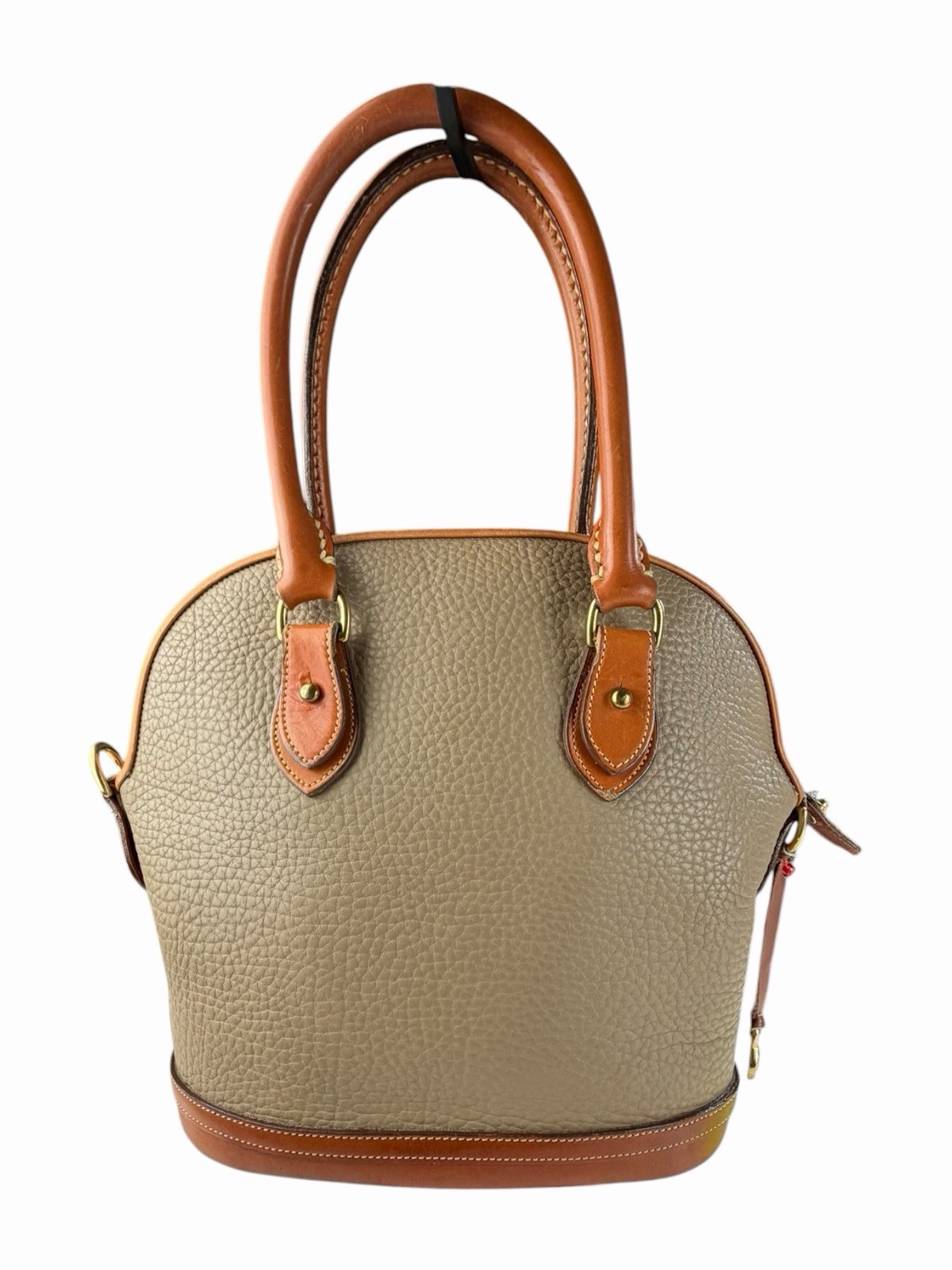 Dooney & Bourke Vintage Pebbled Leather Dome/Bucket All-Weather Leather Handbag