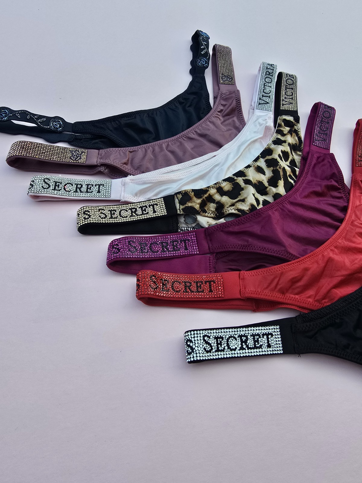 Victoria’s Secret Shine Strap Brazilian Bling Panty Rhinestone All Sizes NWT