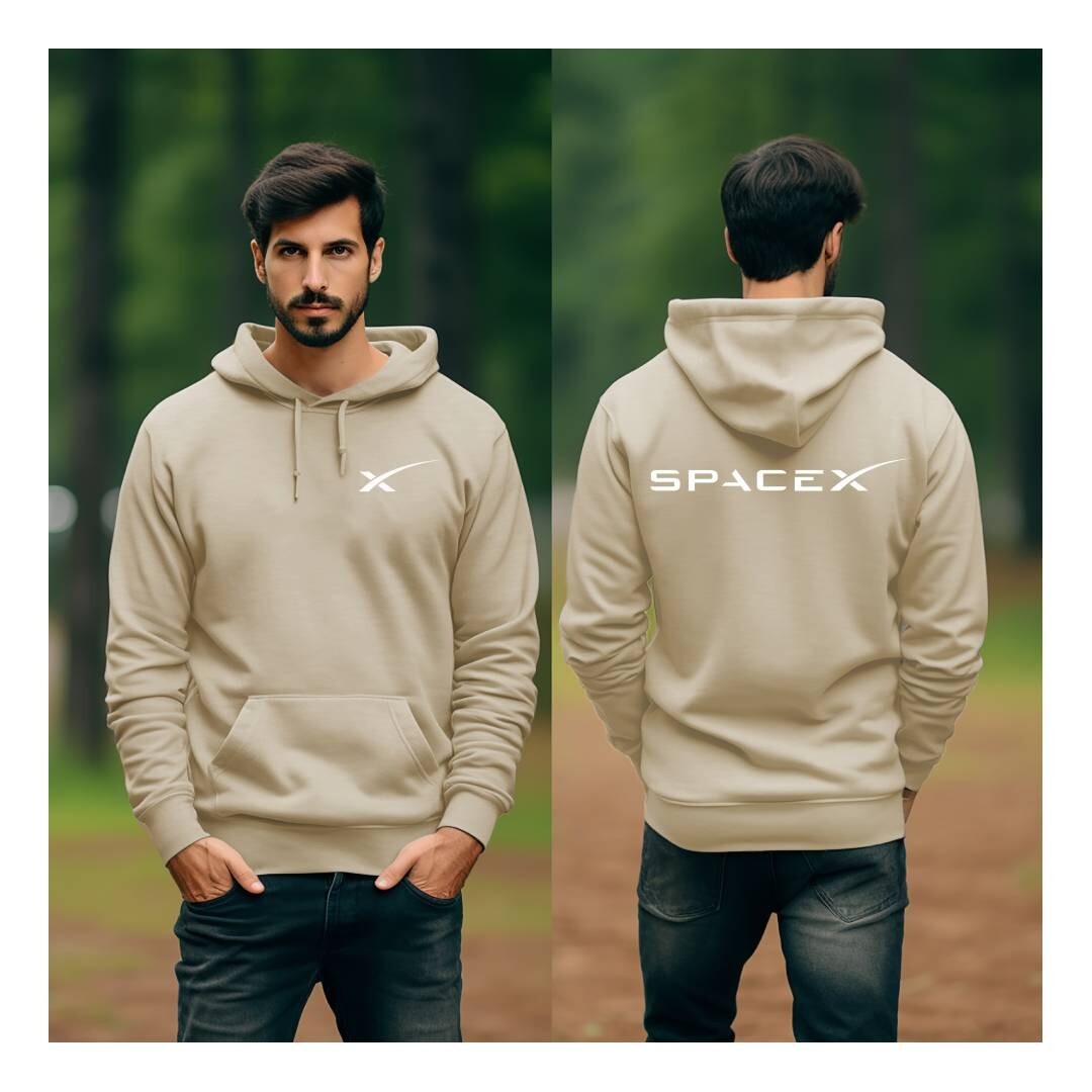 Tesla Motor Elon Musk SpaceX Cyber Truck Space X Gildan Hoodie Hooded Sweatshirt
