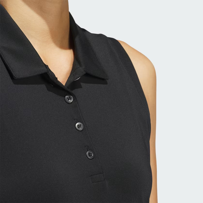 adidas women Ultimate365 Solid Sleeveless Polo Shirt