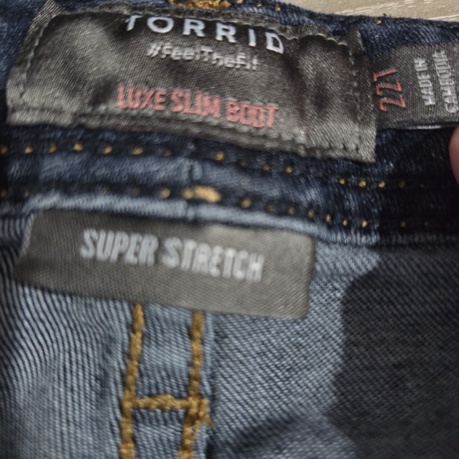 Torrid Super Stretch Blue Jeans 22T Boot Cut