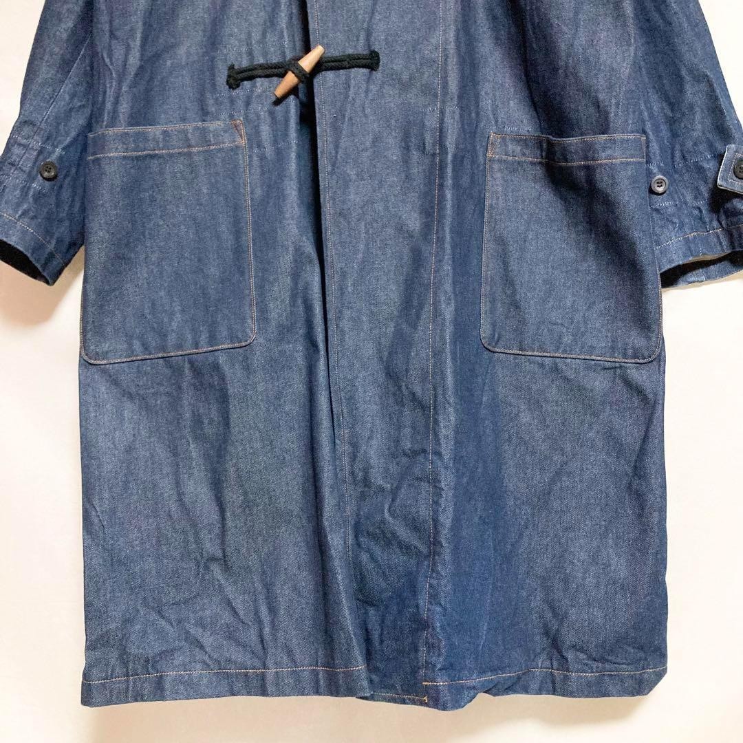 orSlow Or Slow Oversized Denim Duffel Coat Men’s Made in Japan Size M(2)