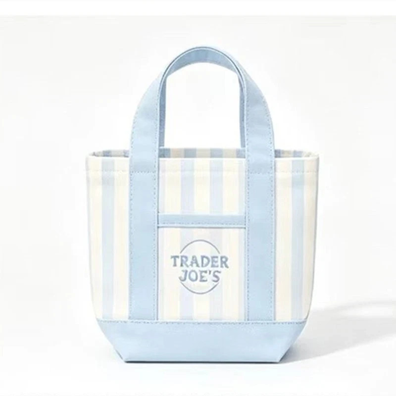 Trader Joe’s Mini Tote striped Canvas Bag Summer 2026 limited edition Choose one