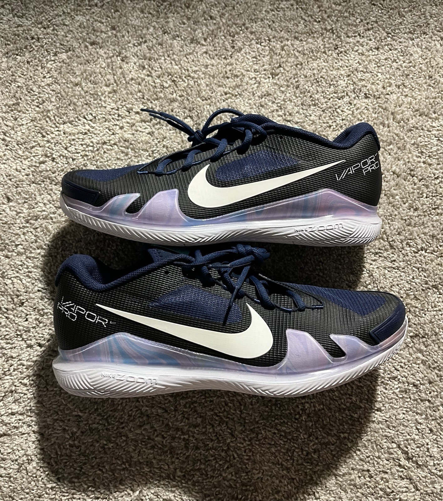 Nike Carlos Alcaraz 2022 US Open Vapor Pro Tennis Shoes 12 NWOT CZ0220-401
