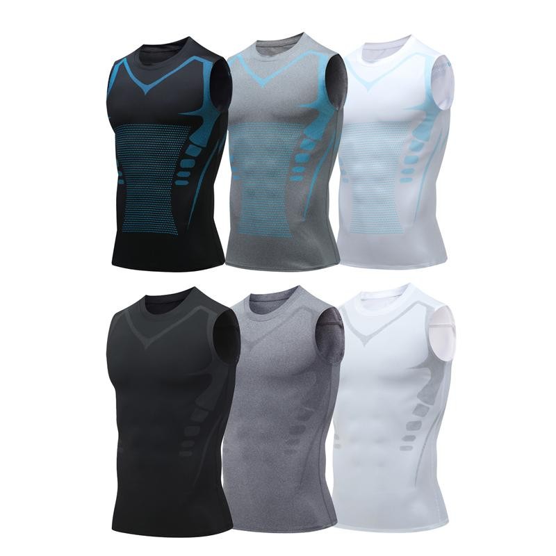 Mans Compression Tank Top Men Gym Shirt Sleeveless Quick Dry Sportswear Male Fit