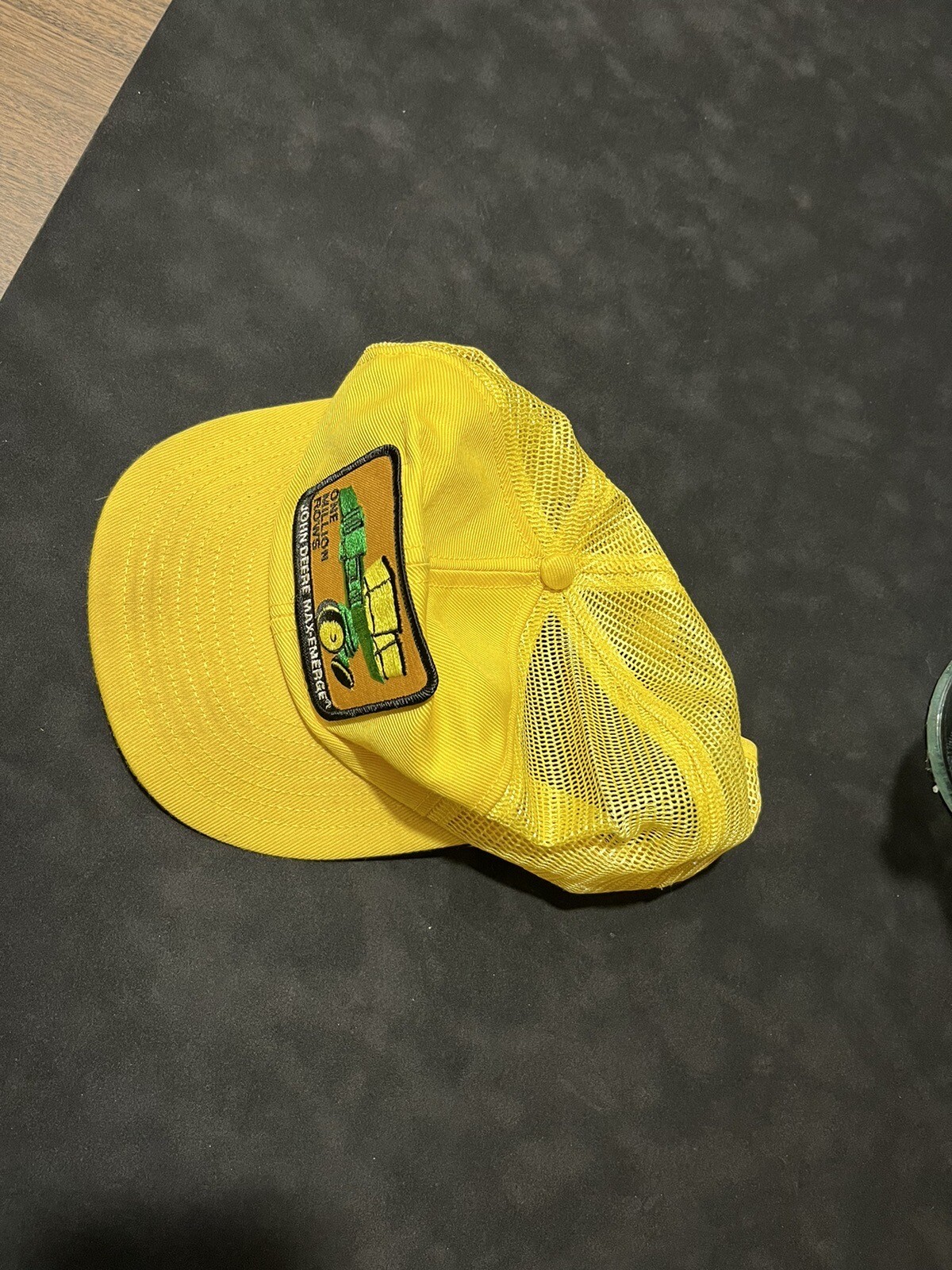 John Deere Tractor Plow Trucker 1970s Hat Vintage Snapback USA Louisville Mfg Co