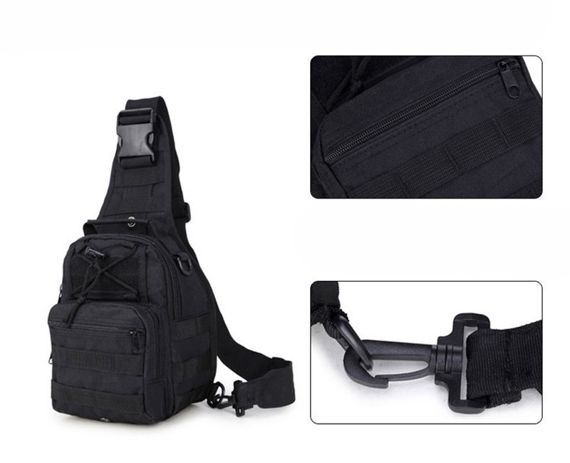 Outdoor Hiking Tactical Sling Backpack Men’s Molle Travel Chest Shoulder Bag