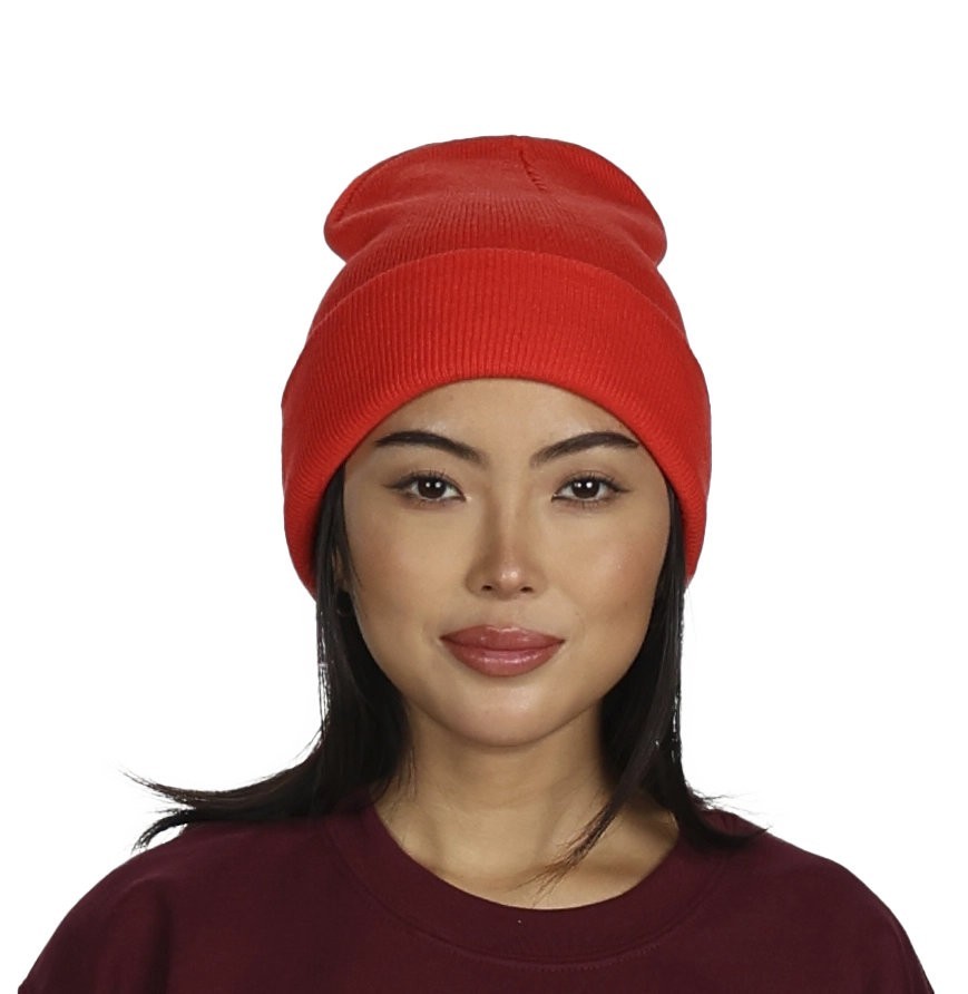 Cuffed Knit Beanie Customizable