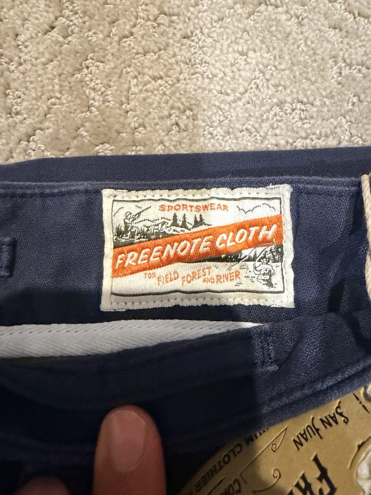 Freenote Cloth Deck Pants Size 30