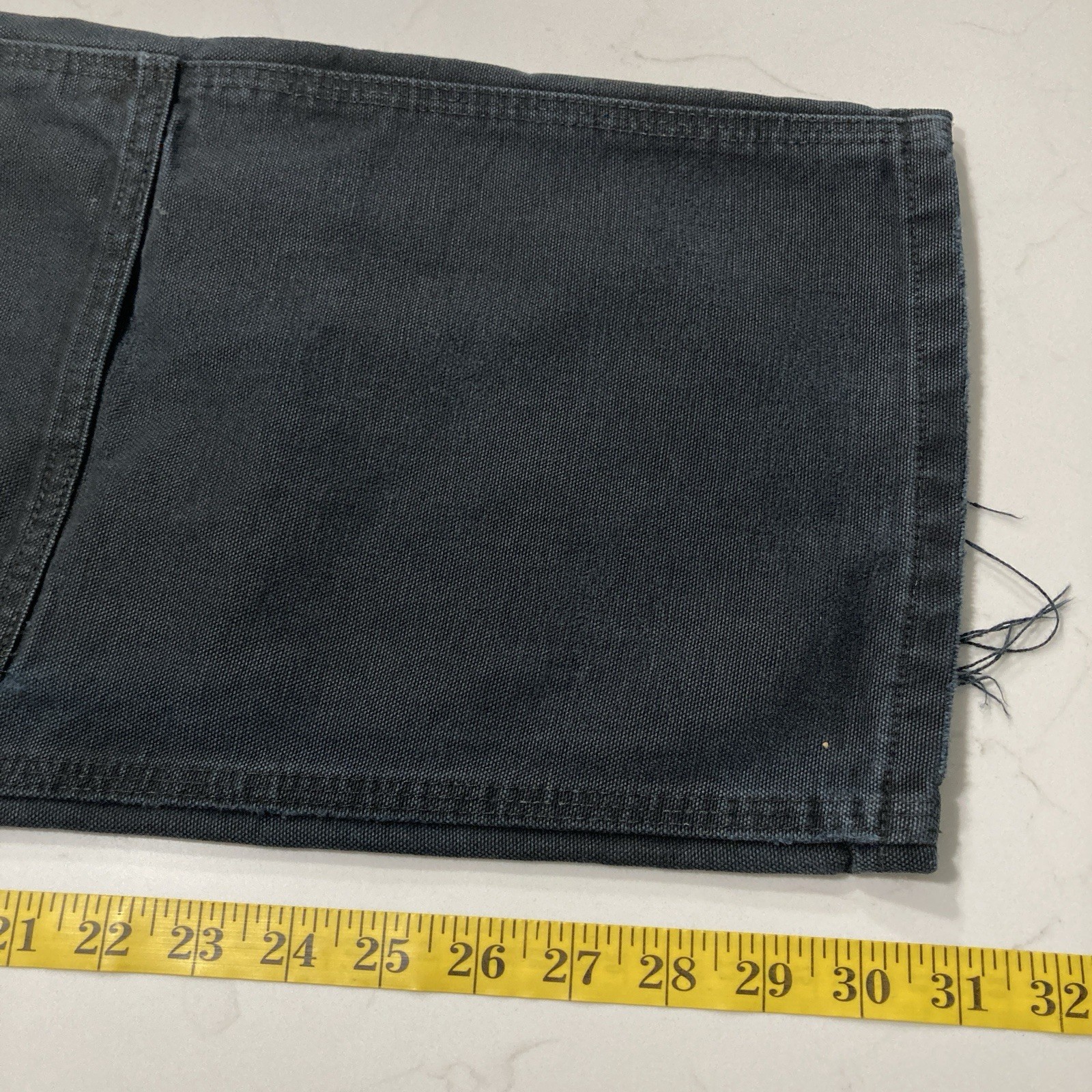 Carhartt B01 BLK Double Knee Work Pants Mens 40×32 (Fits 38×30) Distressed