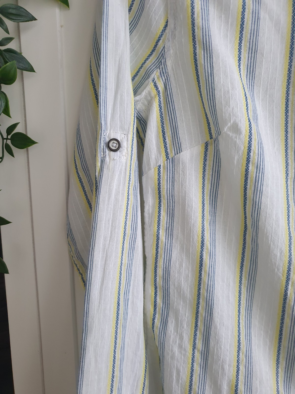 Superdry Striped Lurex Emanuelle Shirt, Women’s Size Small Brand New With Tags