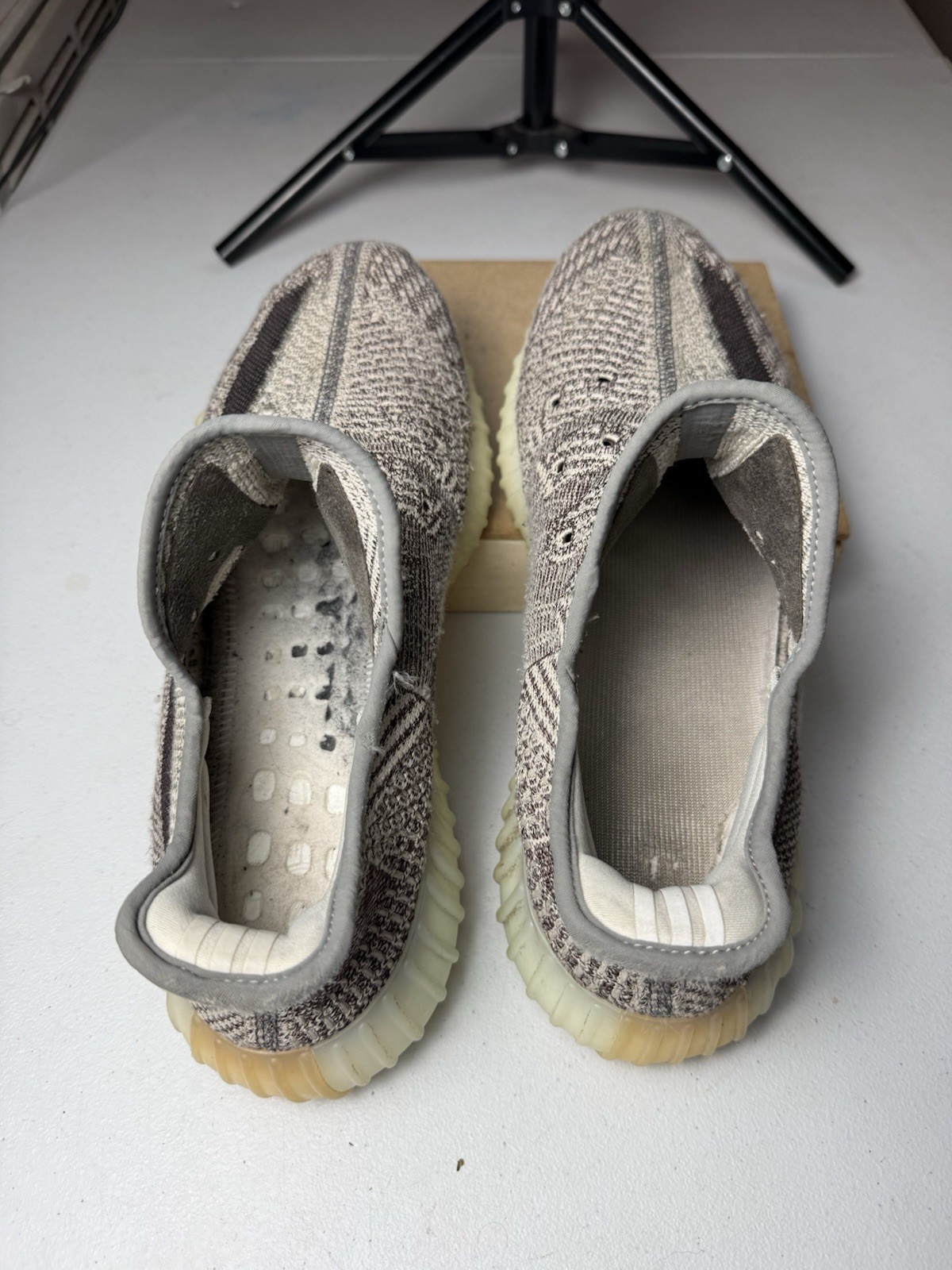 Adidas Yeezy Boost 350 V2 ‘Zyon’ Men’s Sz 12 Sneakers FZ1267 no laces