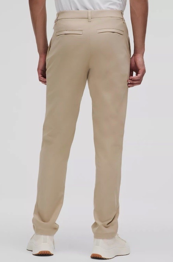 LULULEMON Men’s ABC Classic-Fit Trouser 28” Warpstreme in Wacky Khaki – Size 28