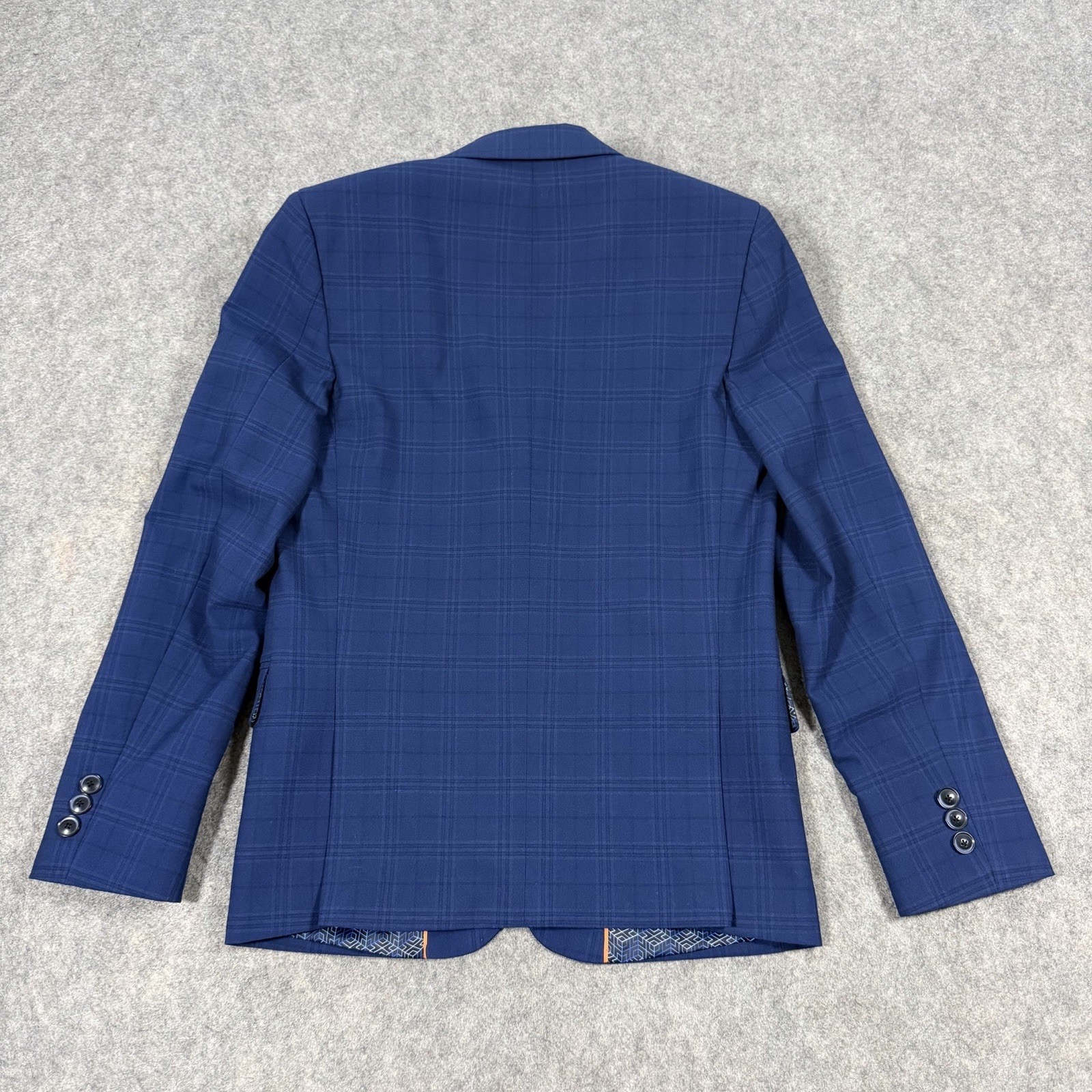 Tallia 2-Button Blazer Jacket Men’s Sz (Measurement See Picture) Blue Glen Check