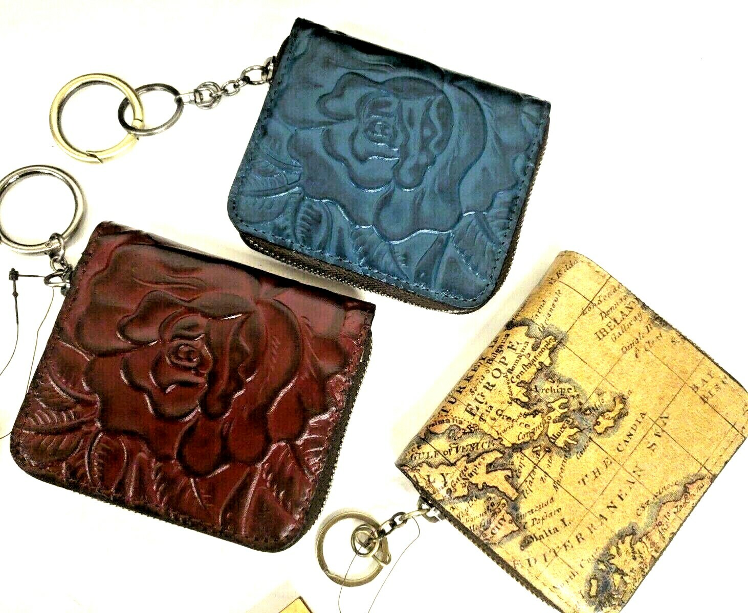 PATRICIA NASH Malene Wallet Zip-Around CHOOSE FROM DROP MENU New Leather RFID