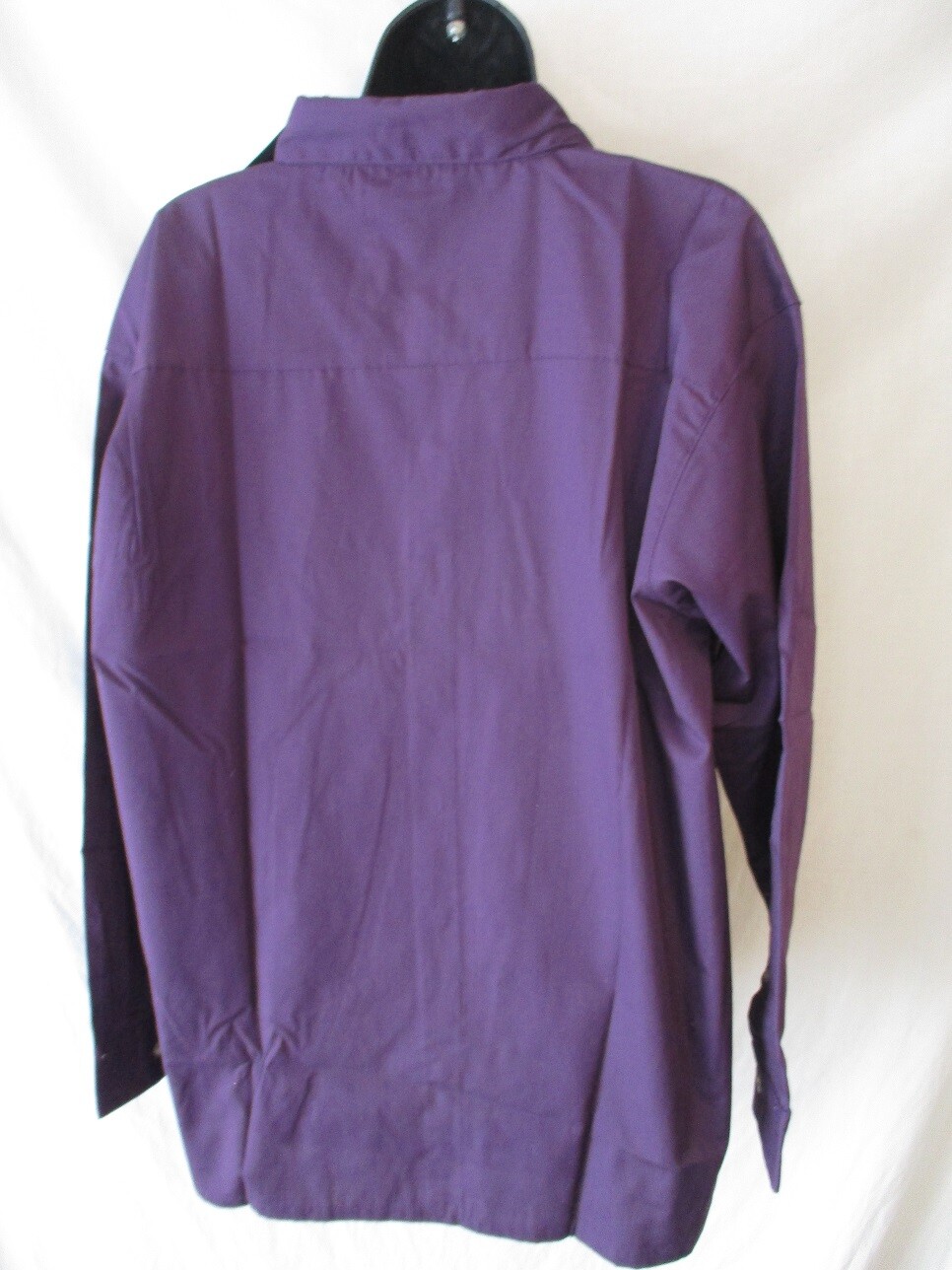 Blue Generation Polyester XL Purple Long Slve Button Blouse New w/Tags