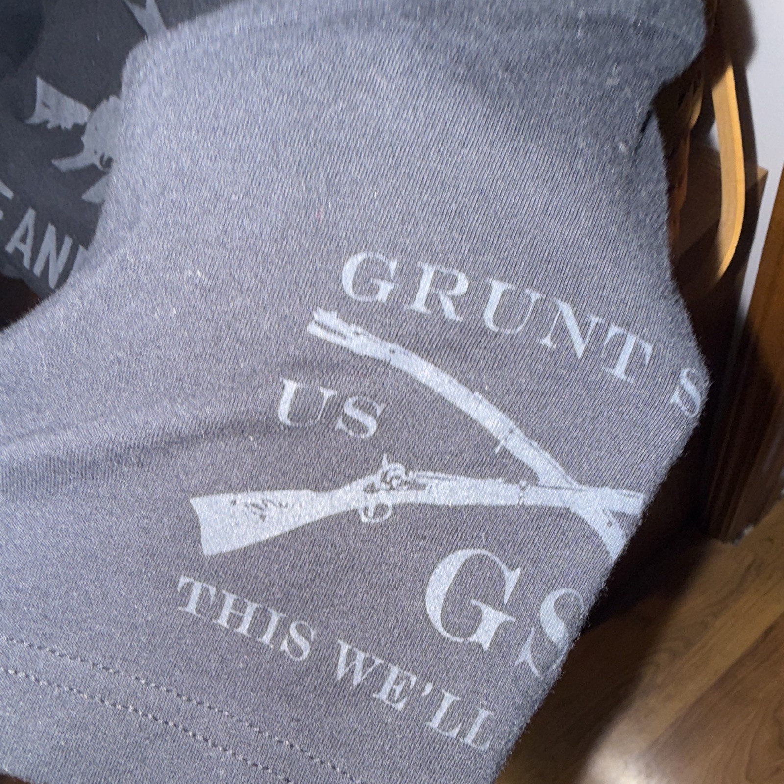 Grunt Style Men’s Black Come And Take It Graphic Crew Neck T-Shirt S