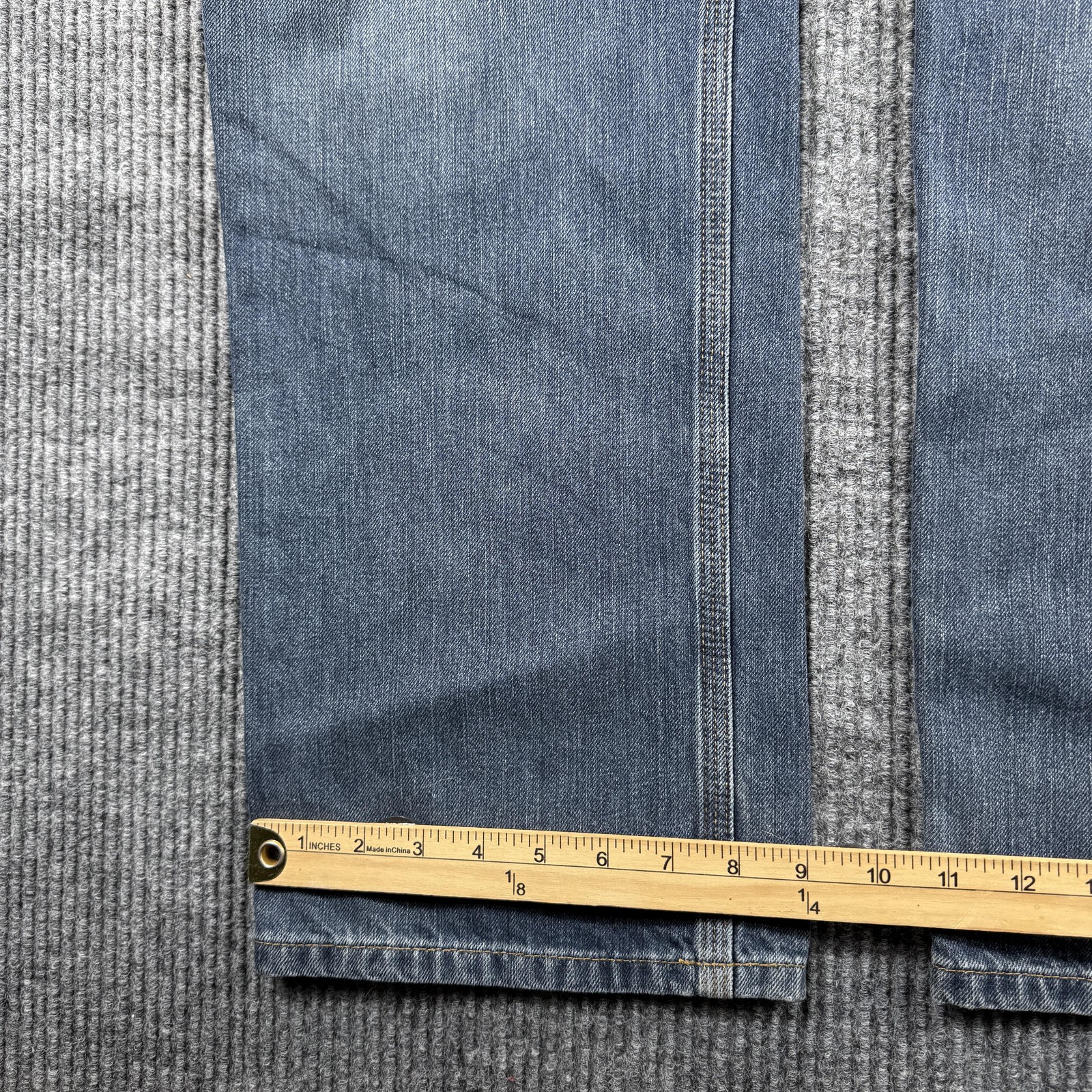 Carhartt Jeans Mens 36×30 Blue Relaxed Fit Straight Leg Denim Workwear Pants