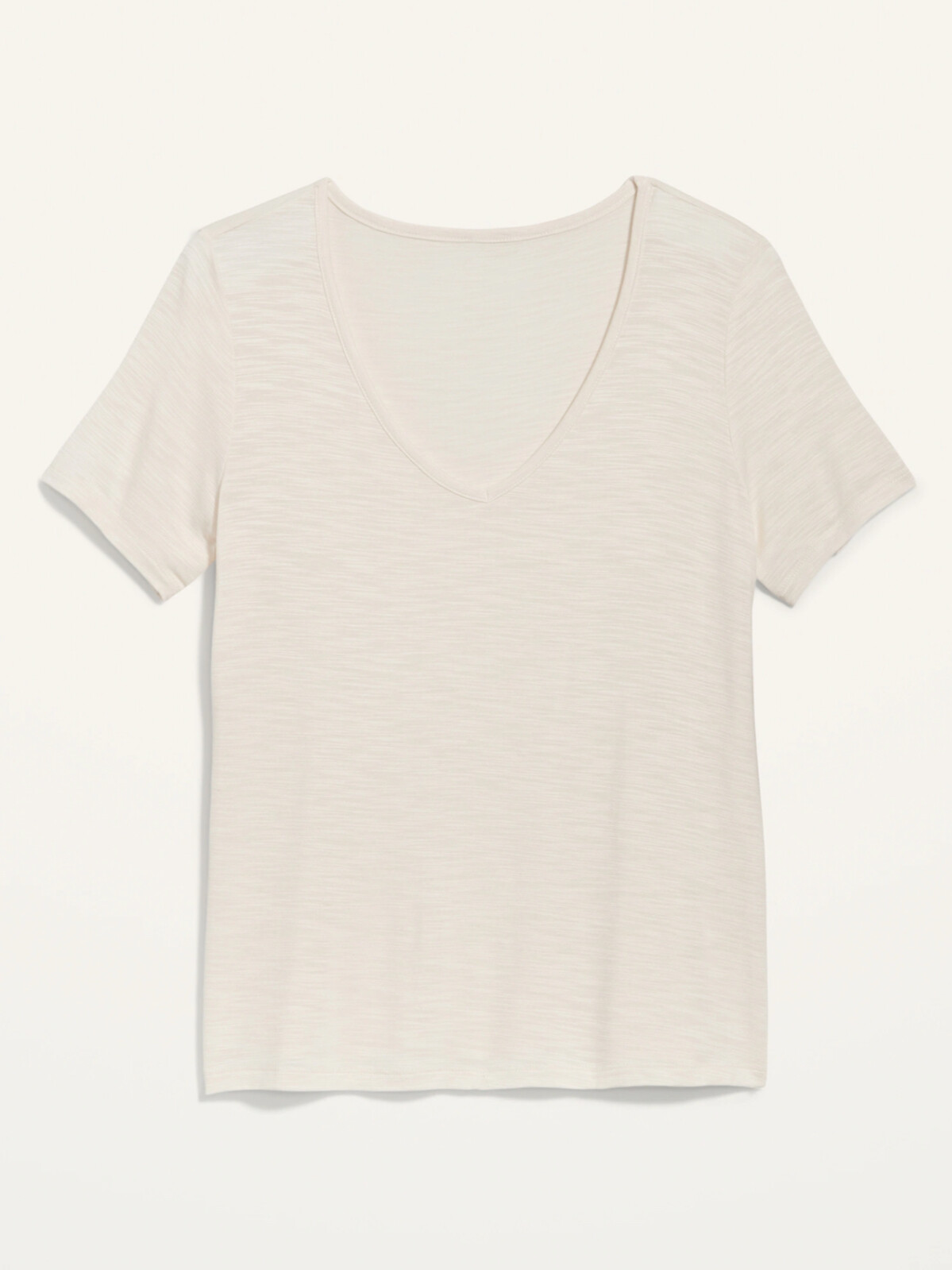 Old Navy Women’s Luxe V-Neck Slub-Knit T-Shirt Top Size M L XL XXL 3X
