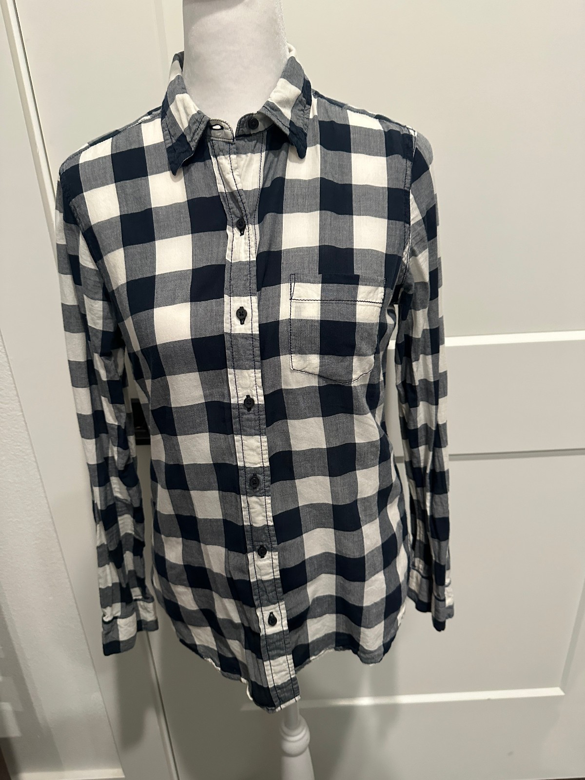 DENIM & SUPPLY Ralph Lauren RL Tomboy Plaid Button Down Shirt Medium Cotton
