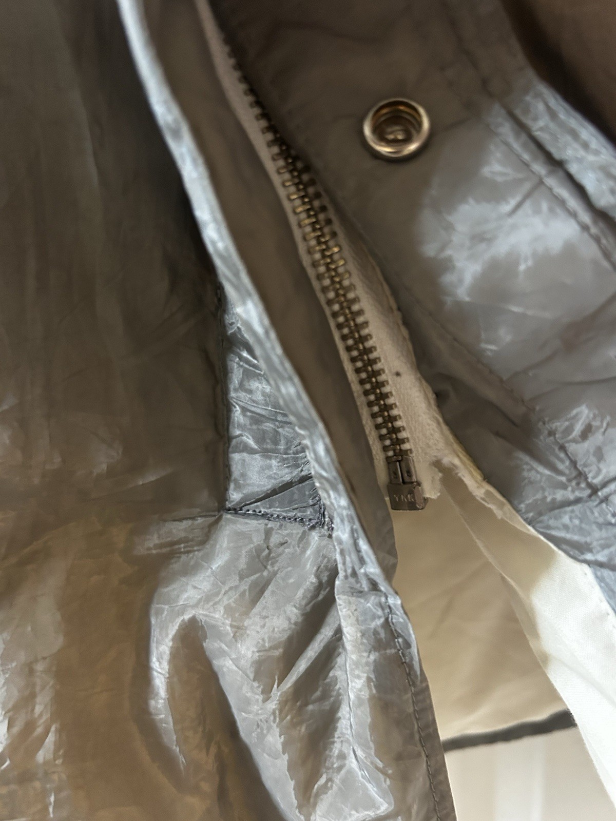 RARE Stone Island A/W 1999 Pure Metal Shell Down Jacket – XXL