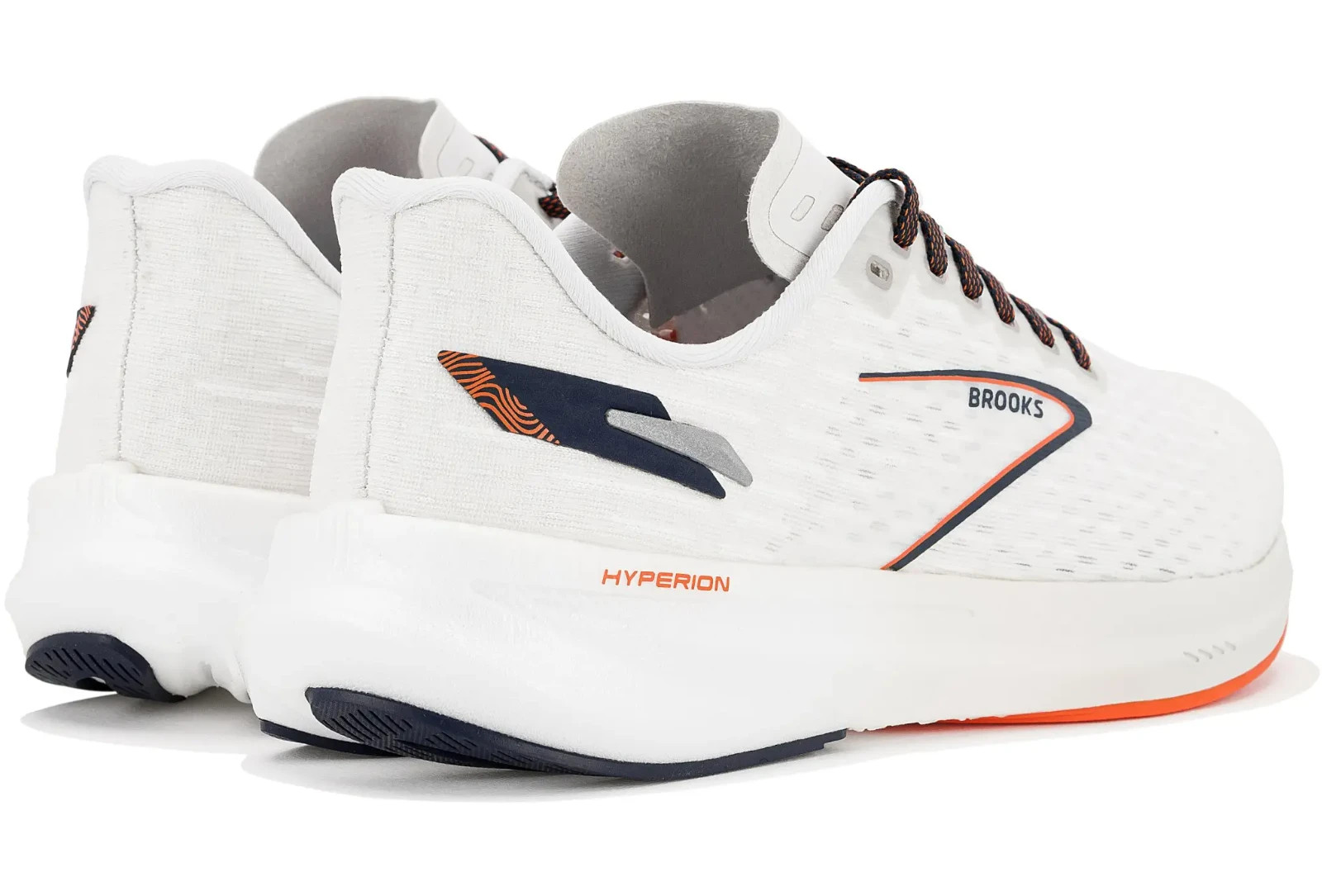 Brooks Hyperion US 13 Men’s White Black Orange Speed Lightweight Neutral Run New