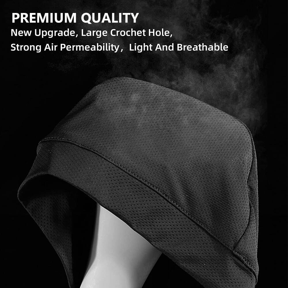 3Pack Men Skull Cap Helmet Liner Beanie Quick Drying Cycling Running Sports Hat