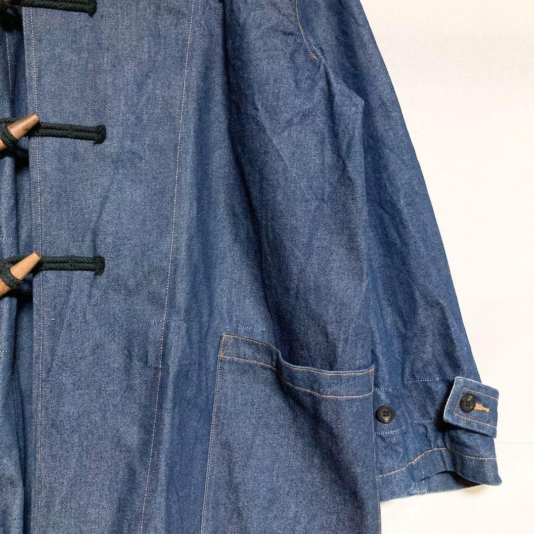 orSlow Or Slow Oversized Denim Duffel Coat Men’s Made in Japan Size M(2)