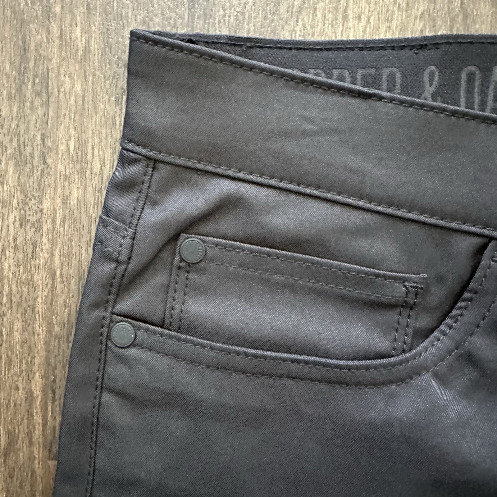 Copper & Oak NWT Men’s 38×30 5 Pocket Polyester Pants Black K5S842 NWT $75