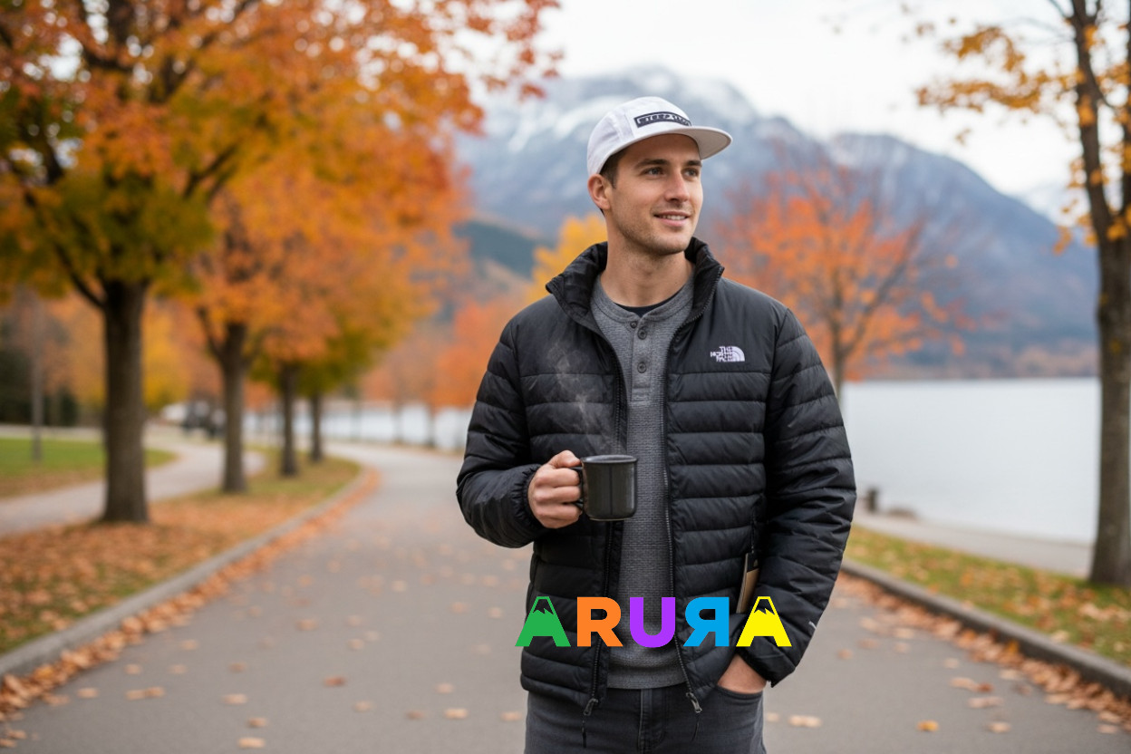 Mens The North Face Minoqua Flare 550-Down Packable Light Puffer Jacket – Black