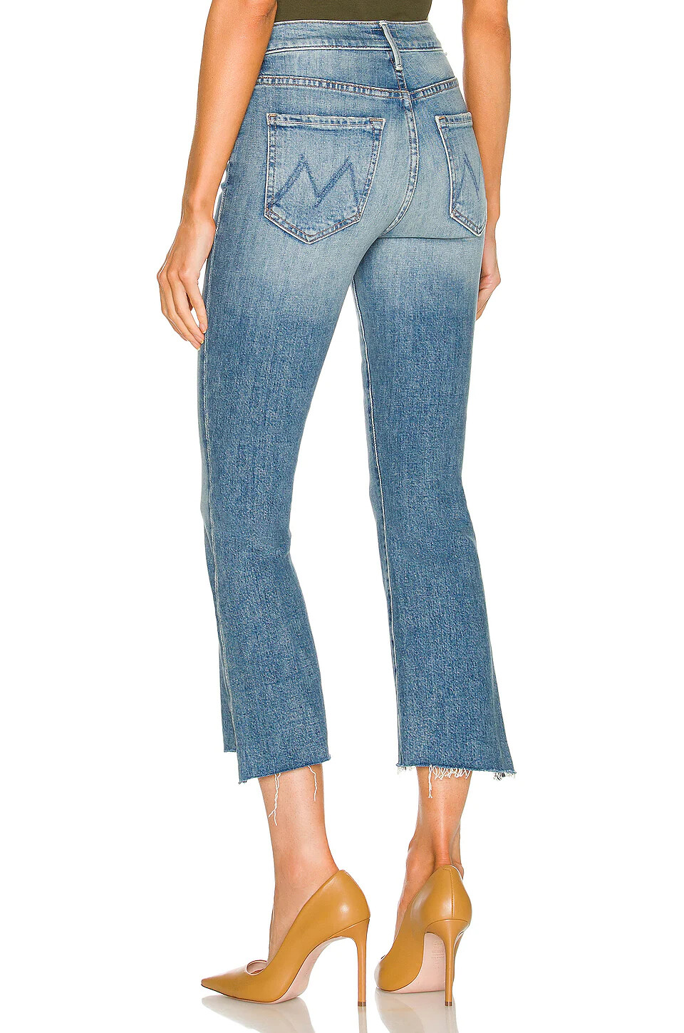 NWT Mother Denim Insider Crop Step Fray in Scenic Route Size 24, 26, 30 $228