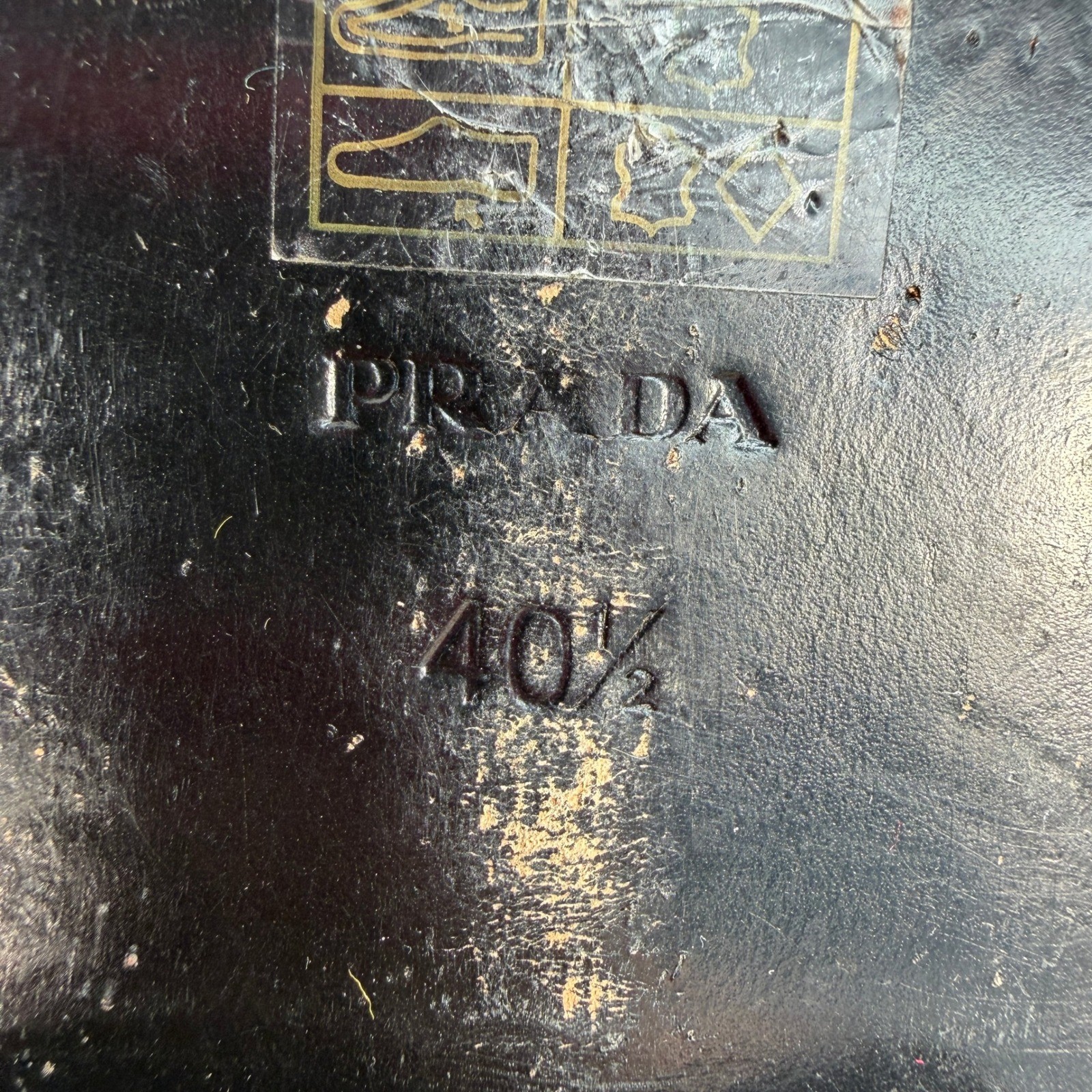 Prada 40.5 10.5 Boots Moto Engineer Hidden Wedge Buckle Leather Black Designer