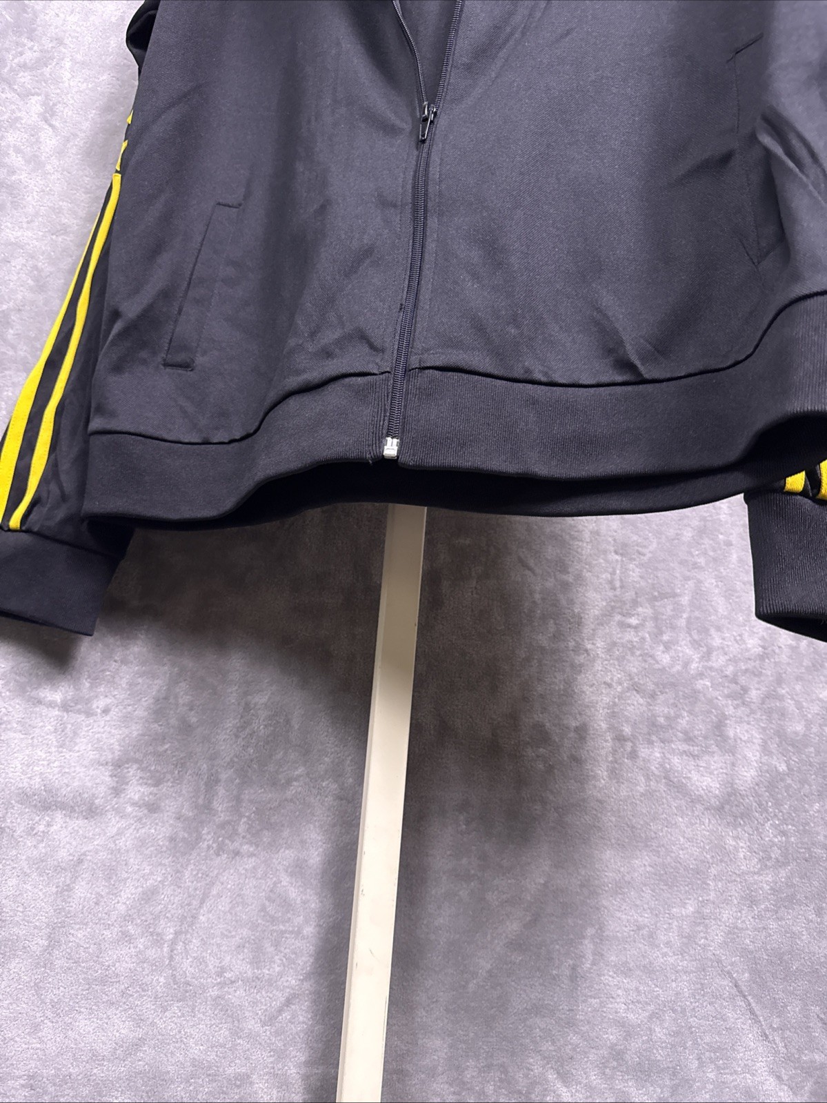 Harry Potter Gryffindor Black Full Zip-Up Athletic Jacket Sz XL Embroidered Y2K