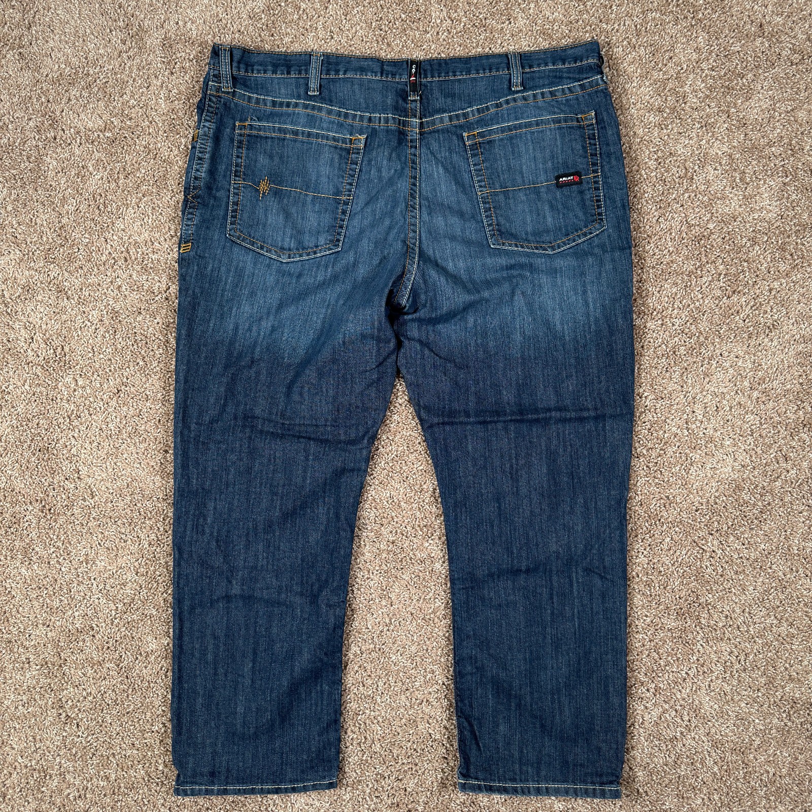 Ariat FR M4 Relaxed Boot Cut Denim Jeans Work Pants Men’s 48×30 Flame Resistance