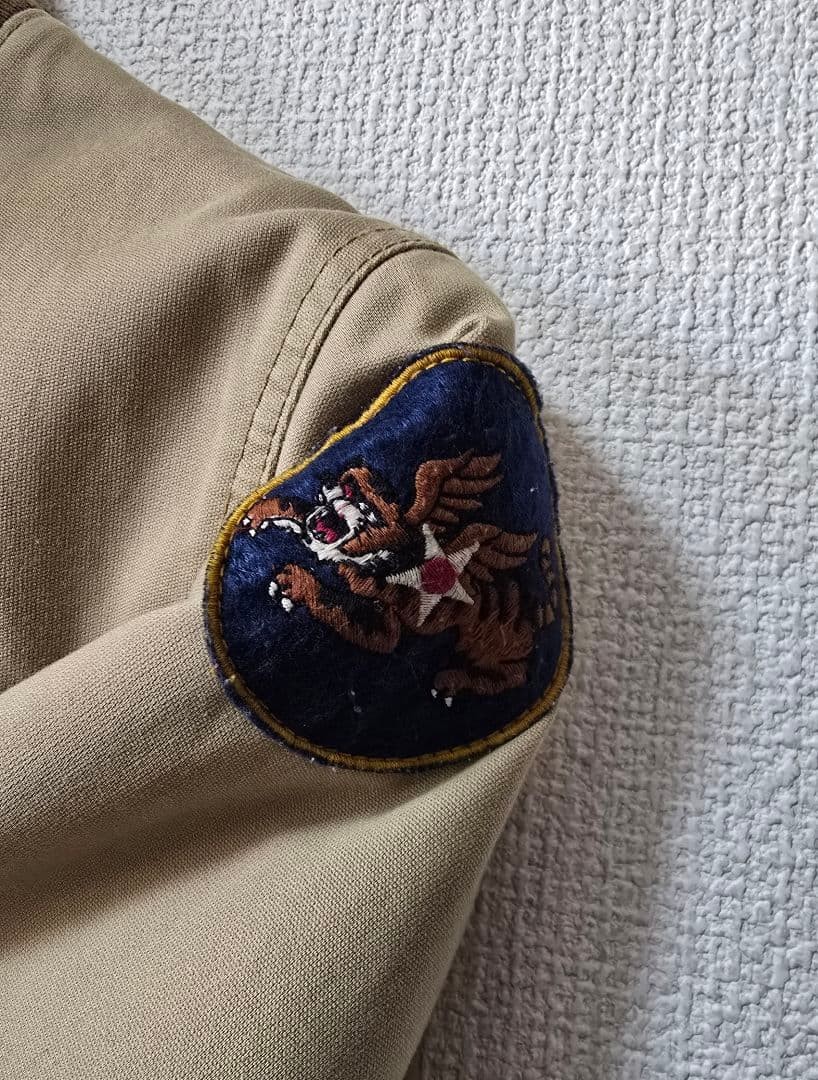 AVIREX Tankers Flying Tiger military Jacket Blouson Coat Men Size M Genuine