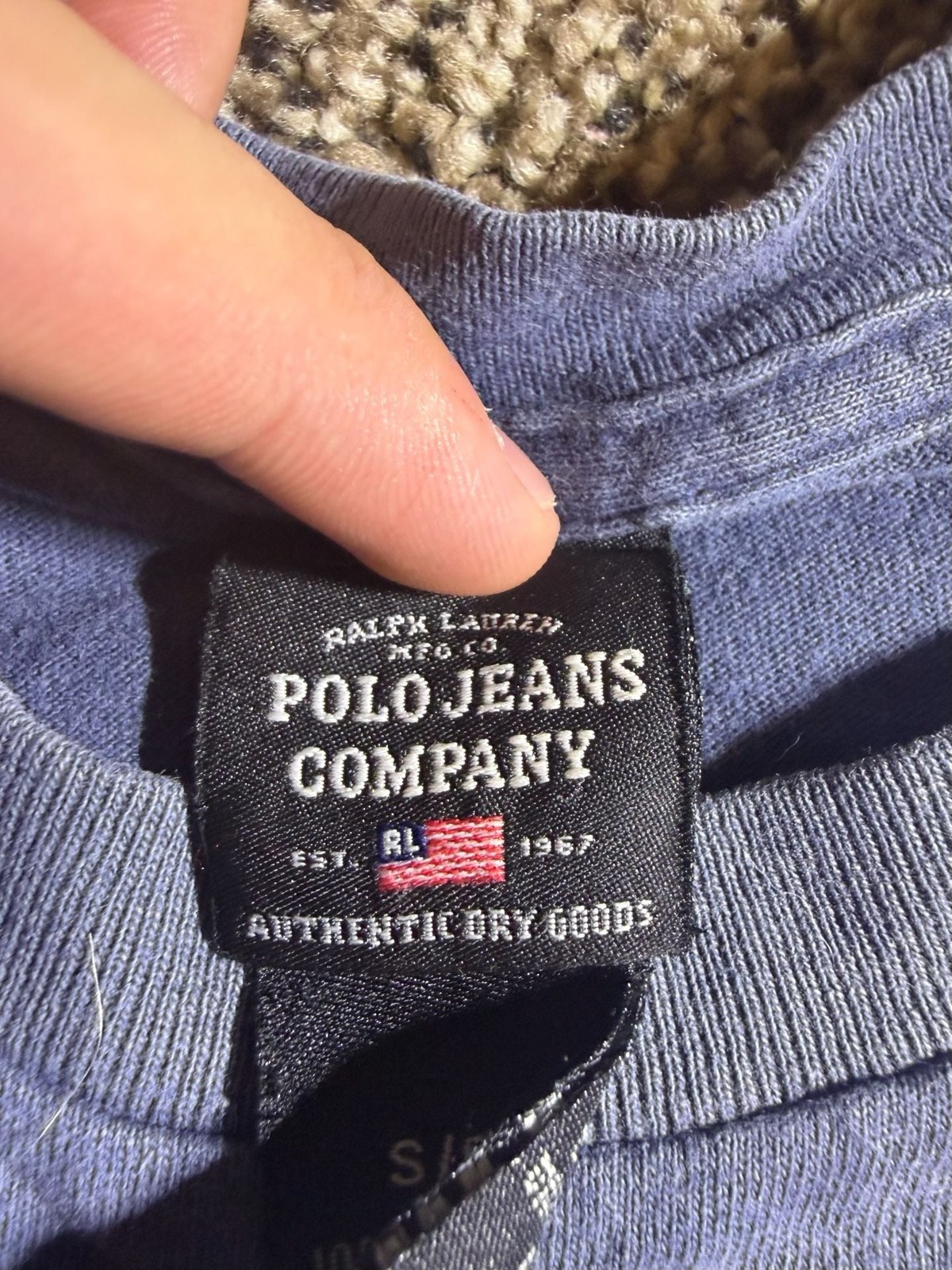 Vintage Polo Jeans Co. Ralph Lauren Short Sleeve Graphic Logo T-Shirt