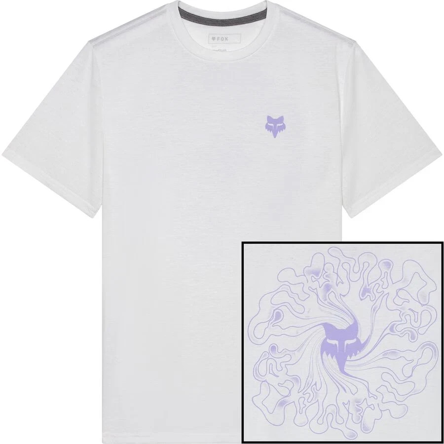 Fox Racing Frequency Tech Tee White Men’s Motorcycle Logo T-shirt Size Medium