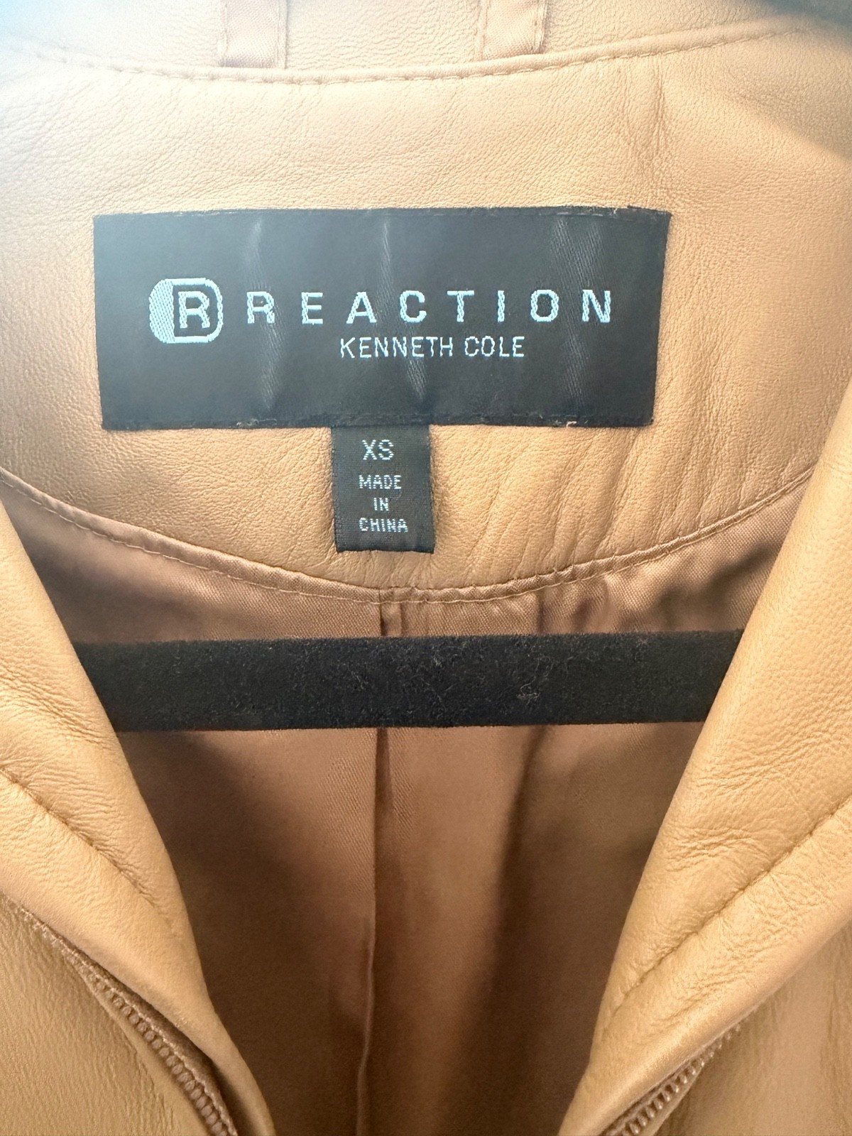 Women’s leather jacket from the REACTION Kenneth Cole line in size XS