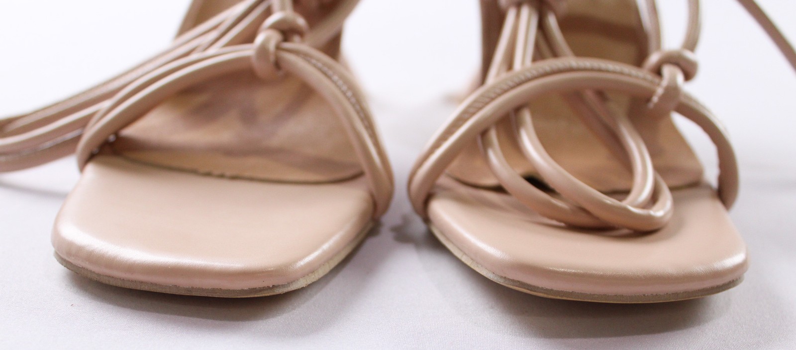 Micas Women’s Tie Ankle High Heeled Sandals CD4 Wheat Size US:10 EU:41