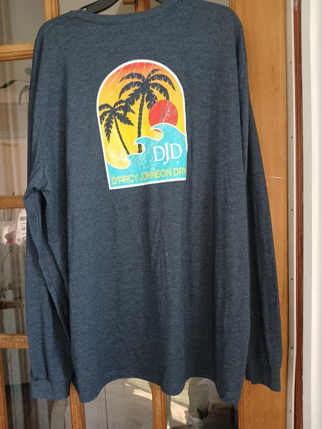Next Level Apparel DJD D’arcy Johnson Day Blue Crew Neck Size 2xl