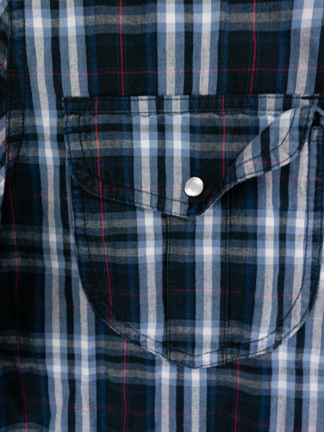 Levis Shirt Mens XL Blue Plaid Modern Fit Long Sleeve Pearl Snap Western Cowboy