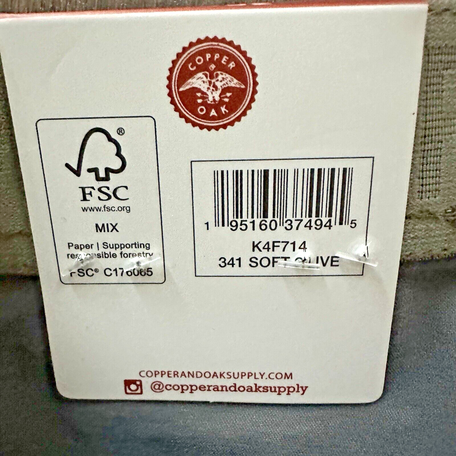 Copper & Oak NWT Men’s 36×30 Flex-Comfort 5-Pocket Pants Soft Olive Green NWT$65