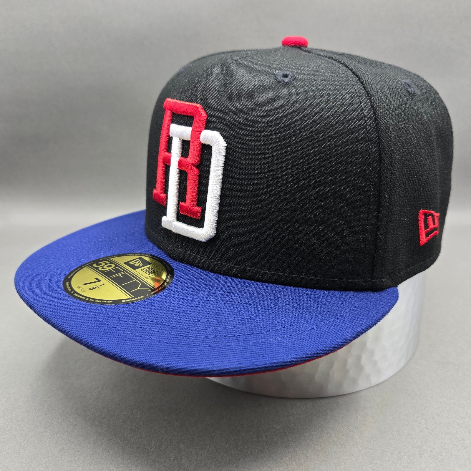 Dominican Republic Hat Cap Fitted 7 1/8 Black Blue National Baseball Team Adult