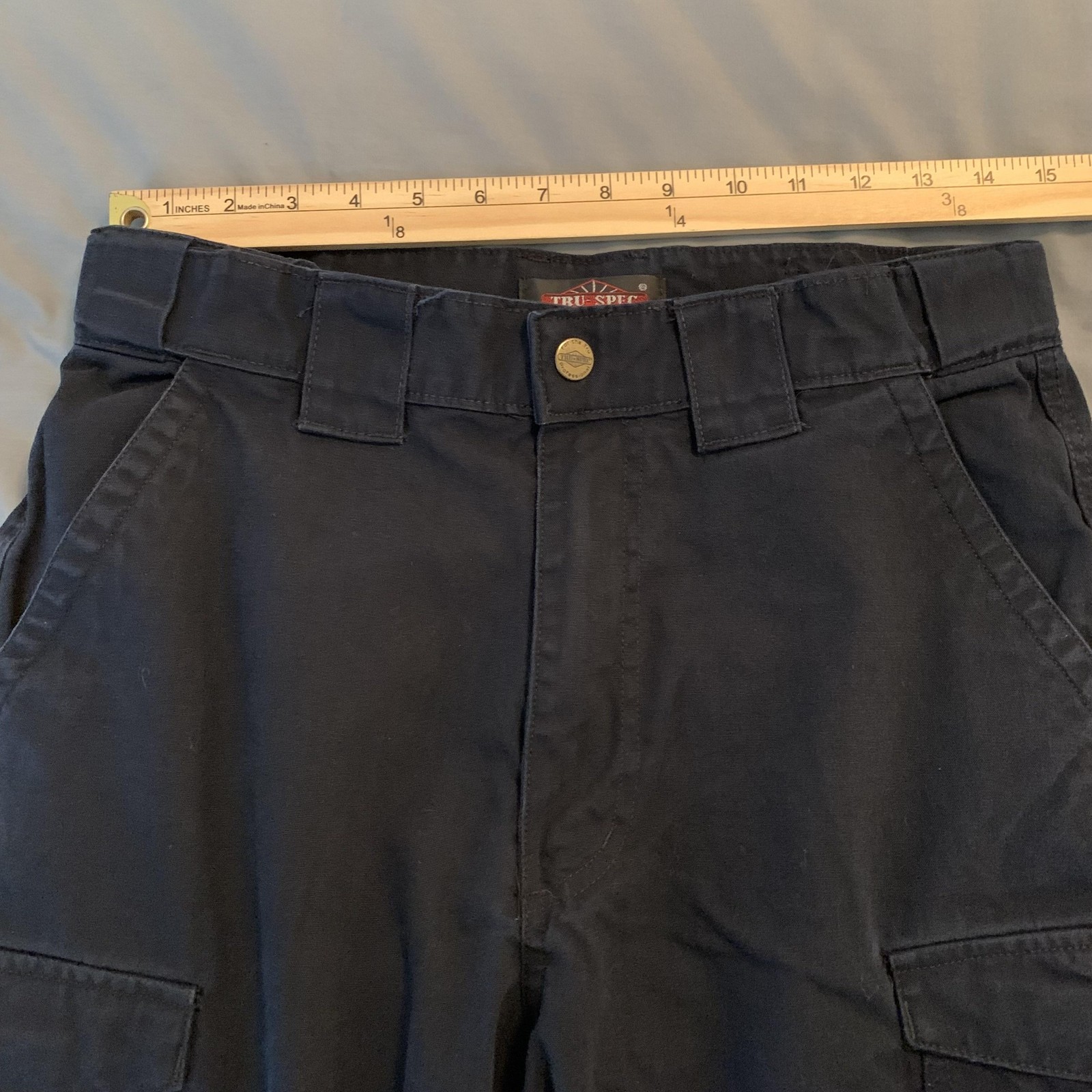 TRU-SPEC Cargo Pants Mens 30×33 Navy 100% Cotton Tactical Army Workwear Utility