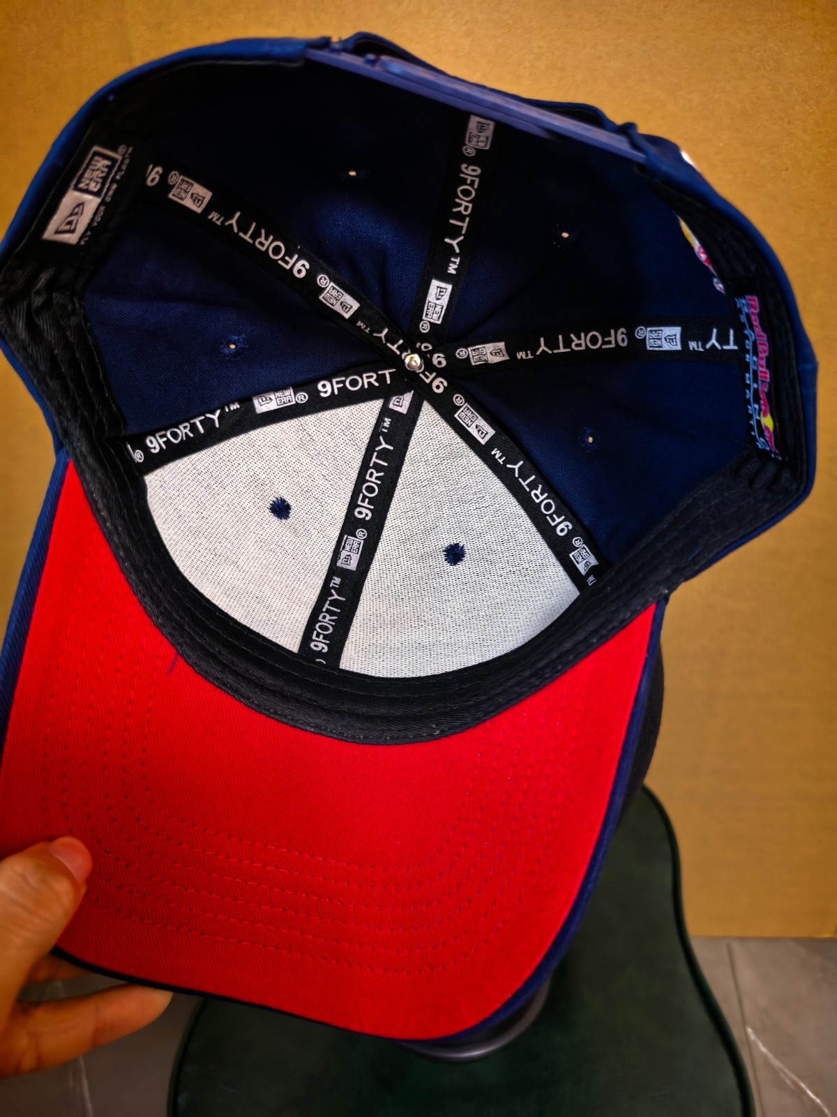 Red Bull Navy Blue Adjustable Back Buckle Baseball Cap Unisex Curved Brim Cap
