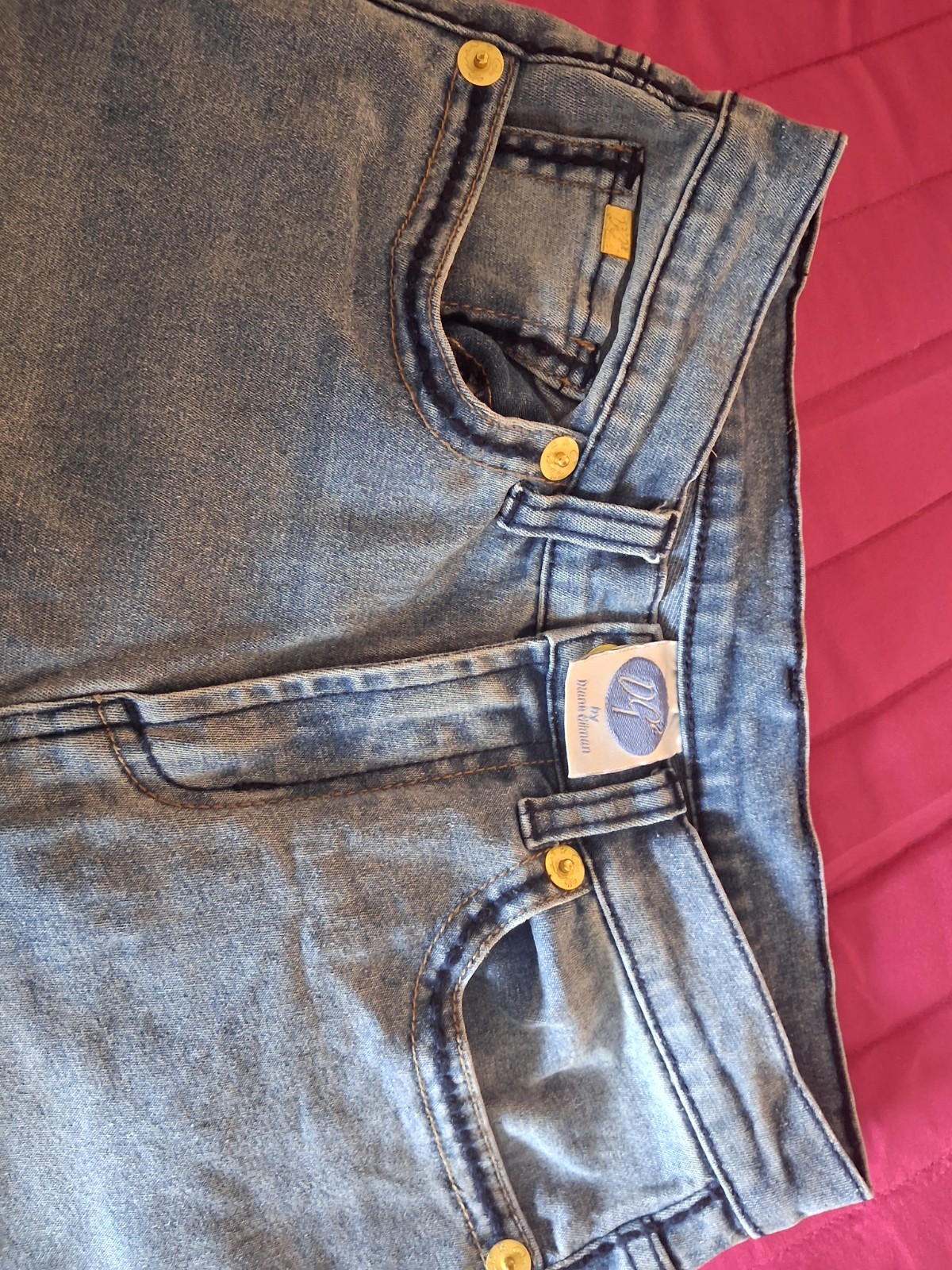 Diane Gilman American Stonewashed Jeans. Size 10