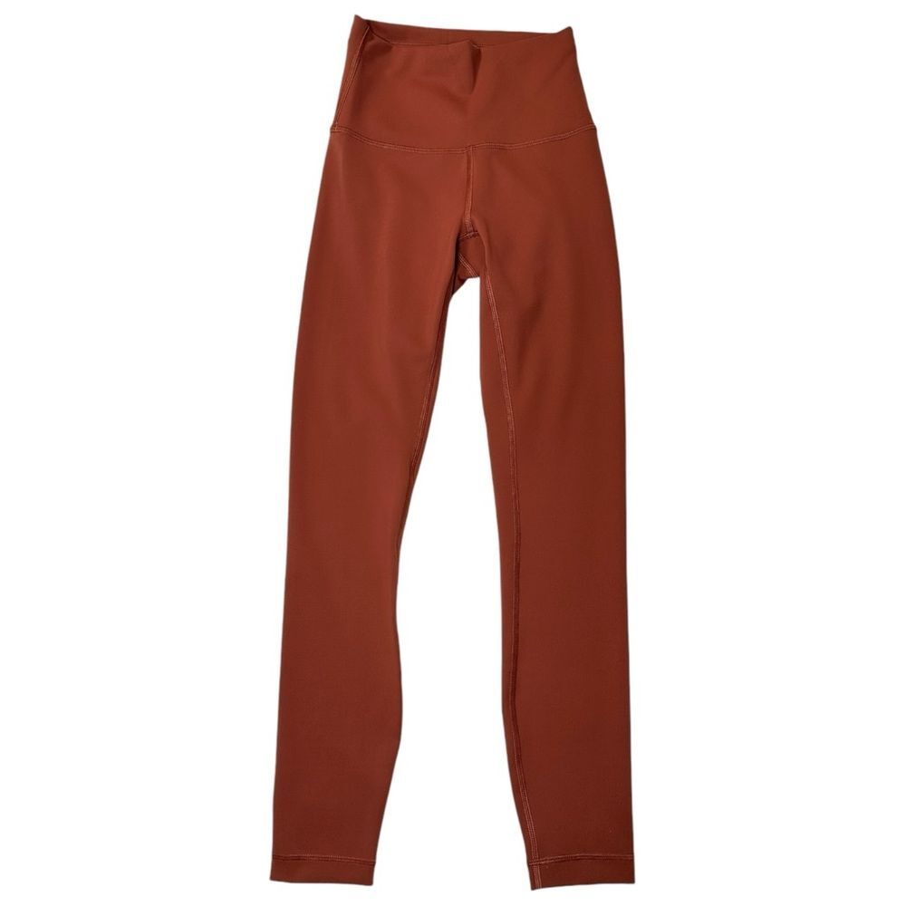 Lululemon Wunder Train High-Rise Tight 25″Dark Terracotta Size 2