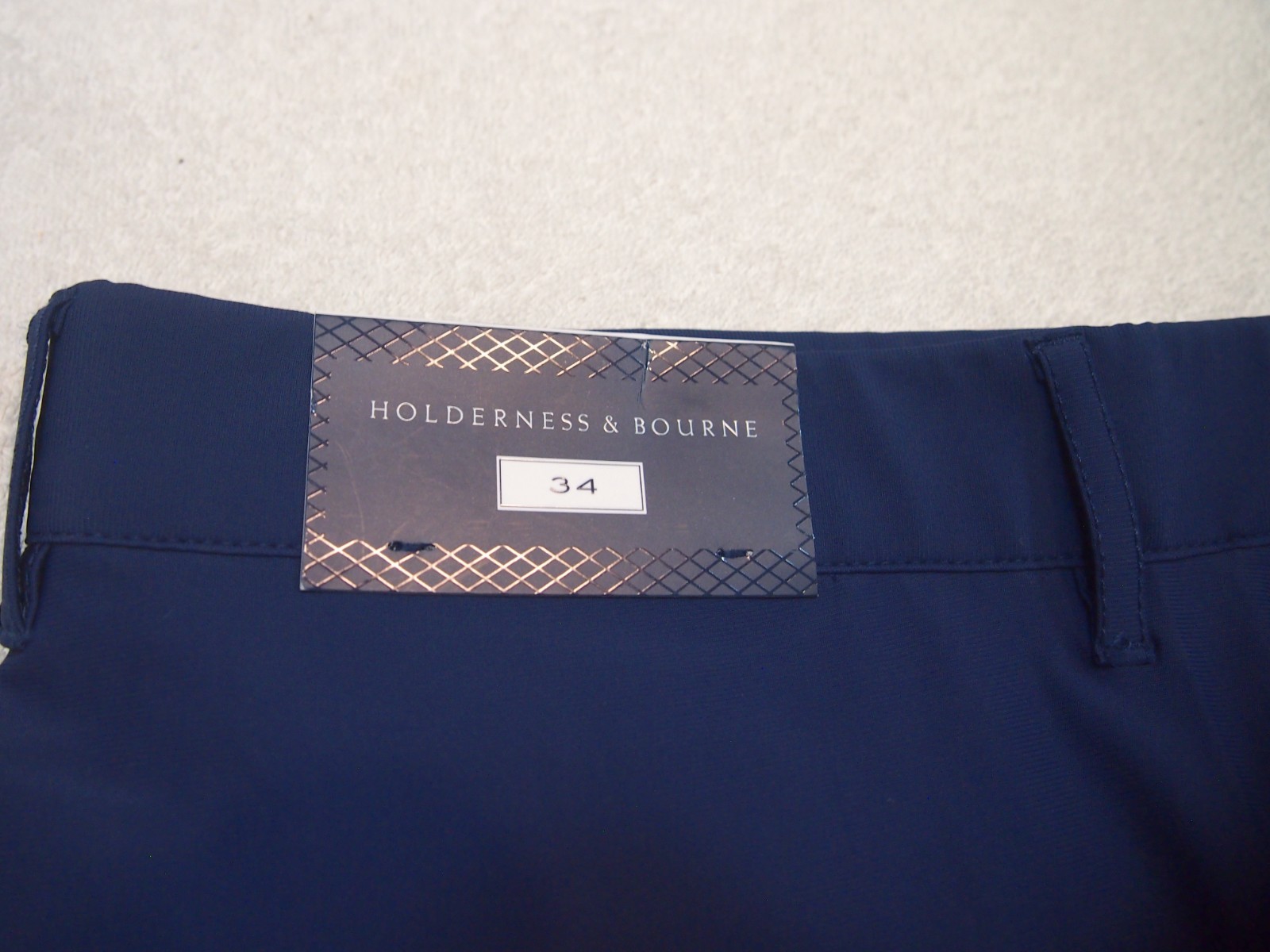Holderness & Bourne Performance Fabric Slater Shorts NWT 34 $120 Navy